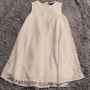 Forever 21 White Lace Shift Dress
